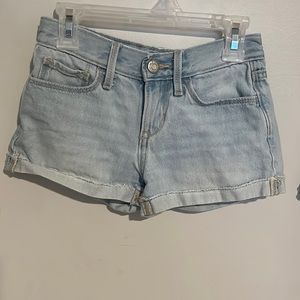 Old navy light blue jean shorts